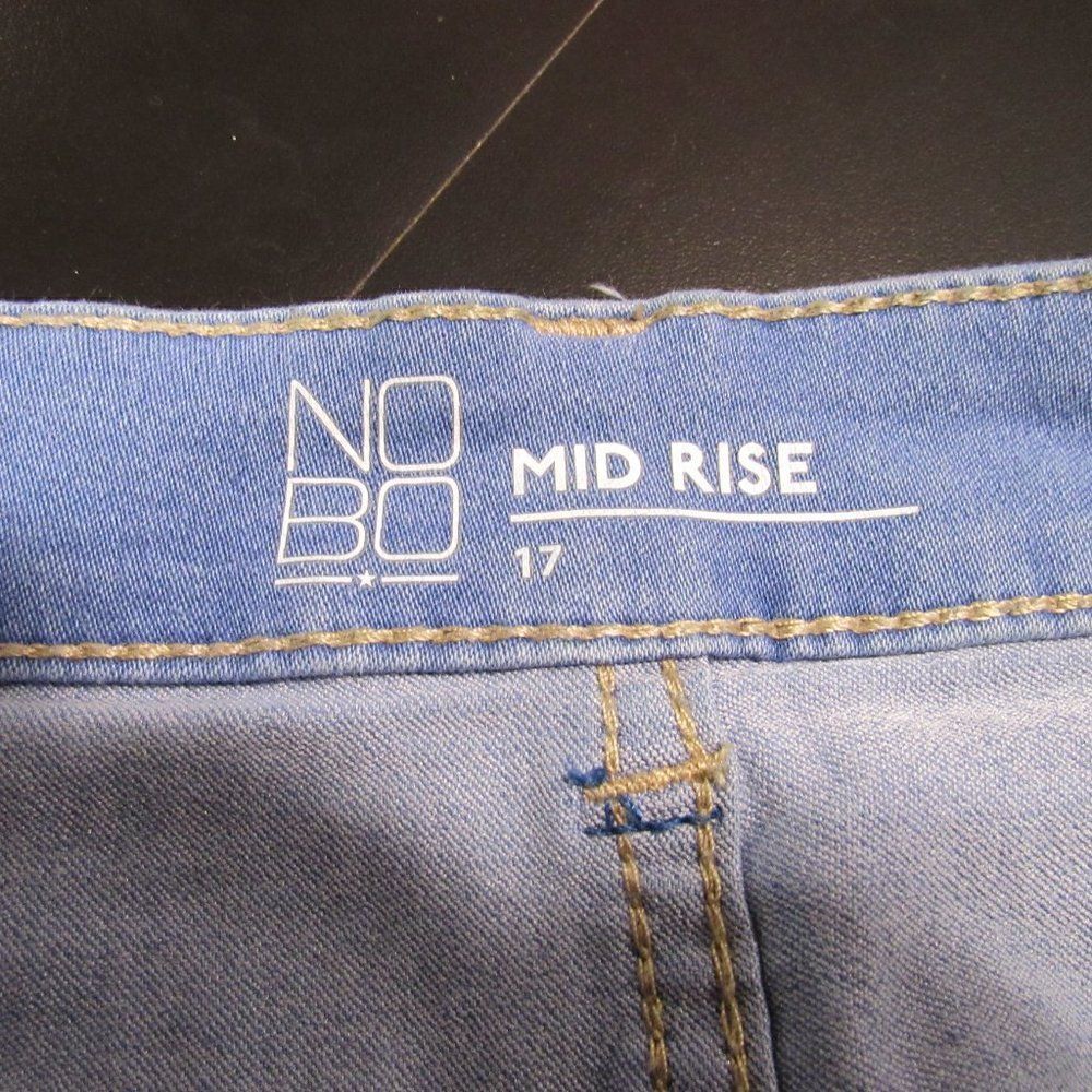 NOBO Mid Rise Denim Mini Skirt Size 17 - Picture 3 of 3